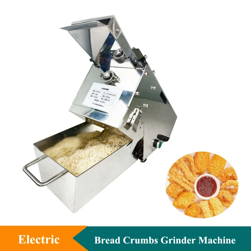 

Table Type Breadcrumbs Cutting Machine 6mm 9mm 12mm Breadcrumbs Maker Machine Fried Pork Chop Bread Crumbs Grinder Machine