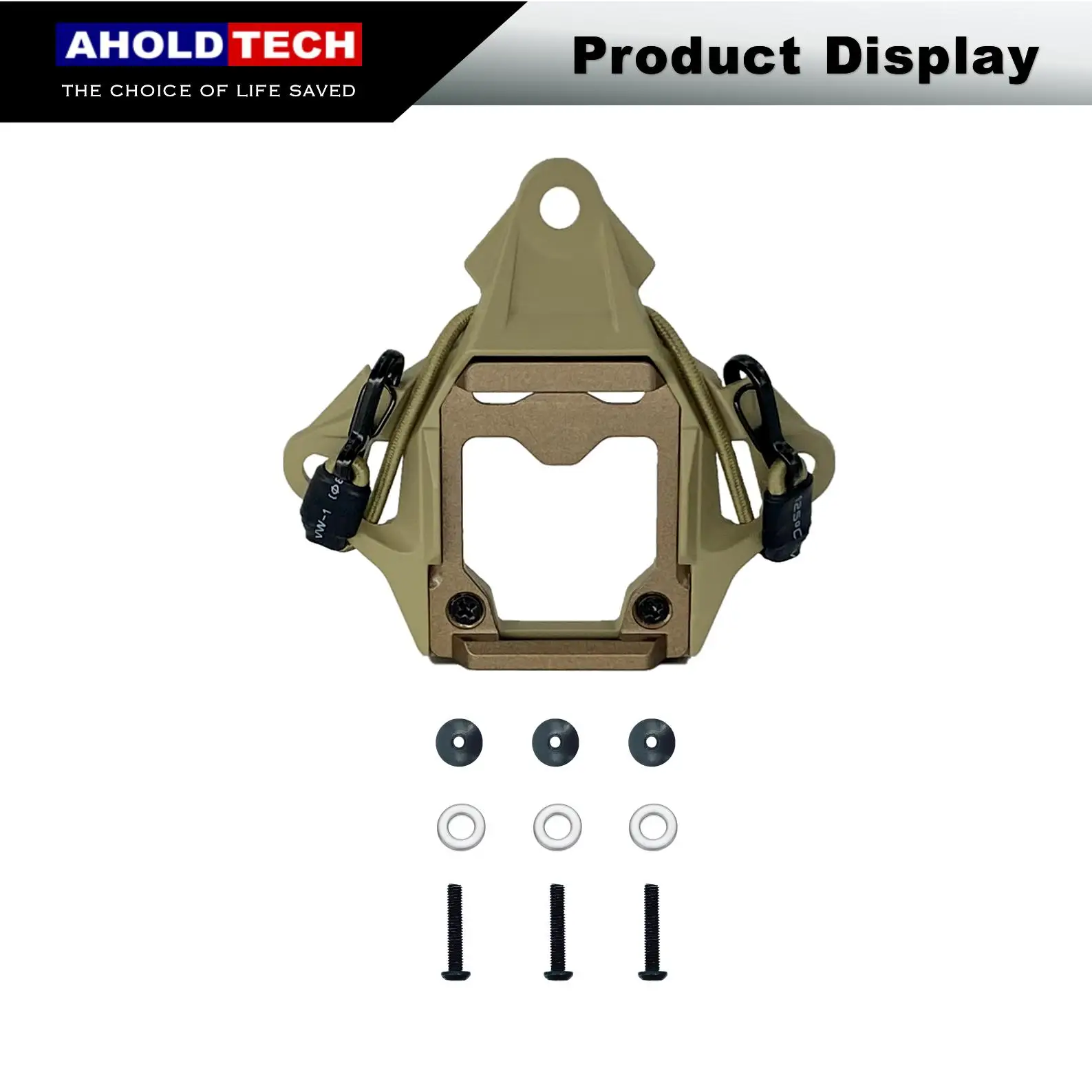 Aholdtech Helmet Shroud Gen3 Modular Bungee Ops Core NVG Mount Adapter for FAST Tactical Bulletproof Helmet Accessories