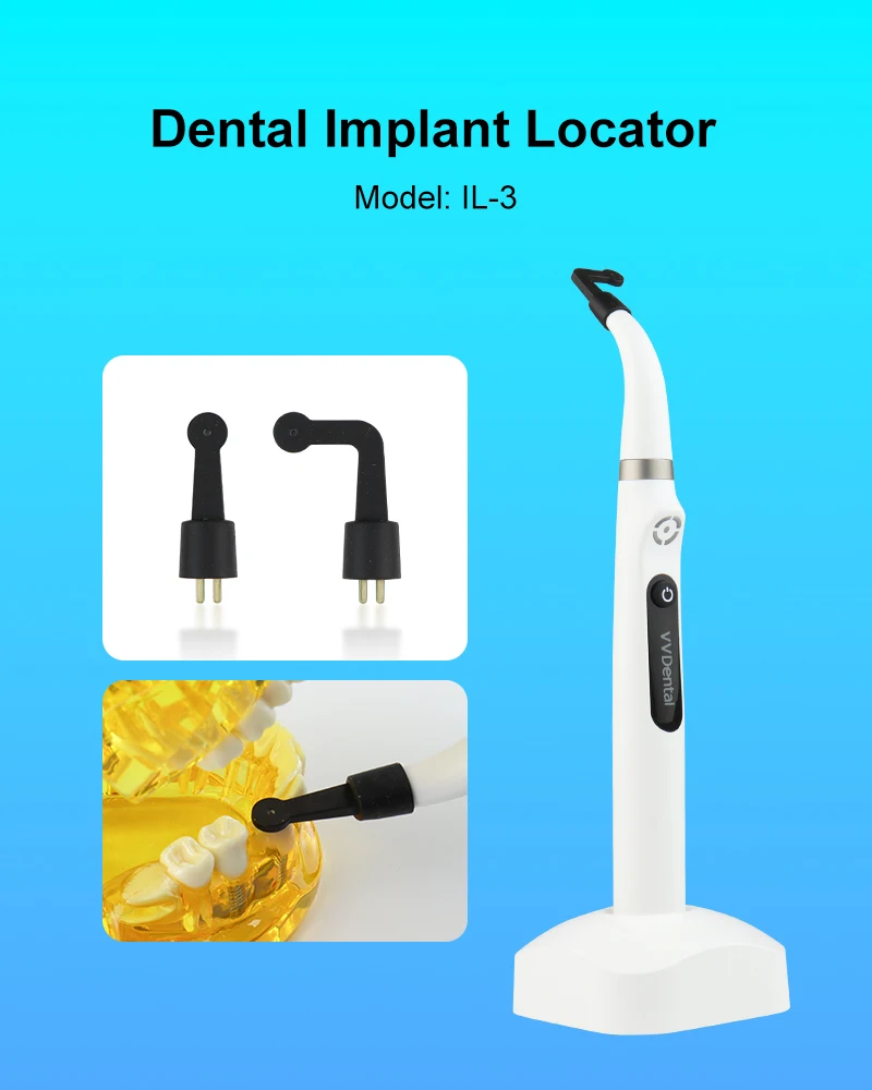 VVDental Implant Locator 3-Schritt-Schnellpositionierung zum Auffinden von Implantatschrauben 360° drehbar mit 4 Sensorsonden Lokalisierungswerkzeuge – Detail 1