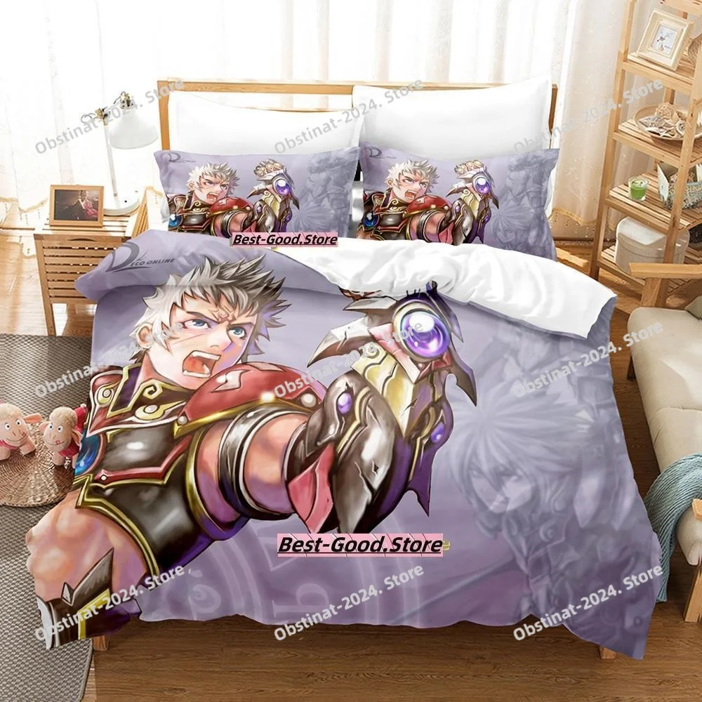 

Game Deco Online Bedding Set Single Twin Full Queen King Size Bed Set Adult Kid Bedroom Duvetcover Sets Anime Parure De Lit Bed