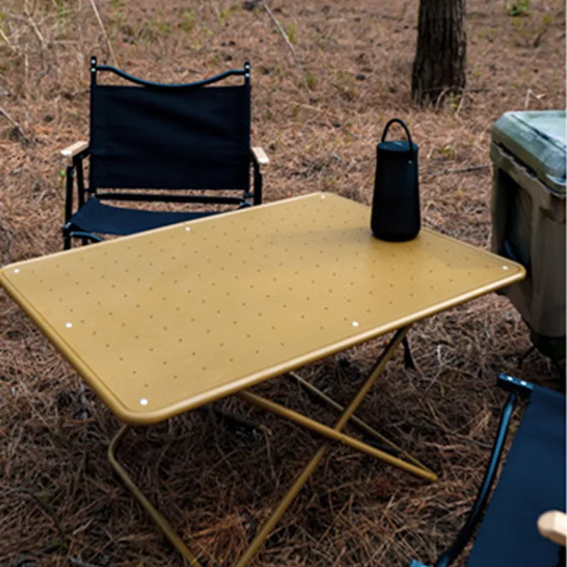 Ultra-Lightweight  Style Tactical Table and Chair British  Command Outdoor Camping Aluminum Alloy Folding Furniture