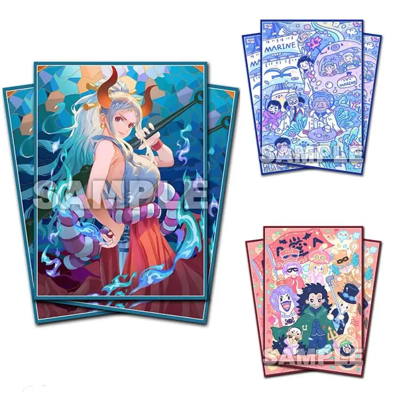 

60 шт./компл., цельный рукав для карт Yamato OPCG PTCG DTCG, коллекция аниме, защитный чехол для карты, подарочная игрушка 67*92 мм