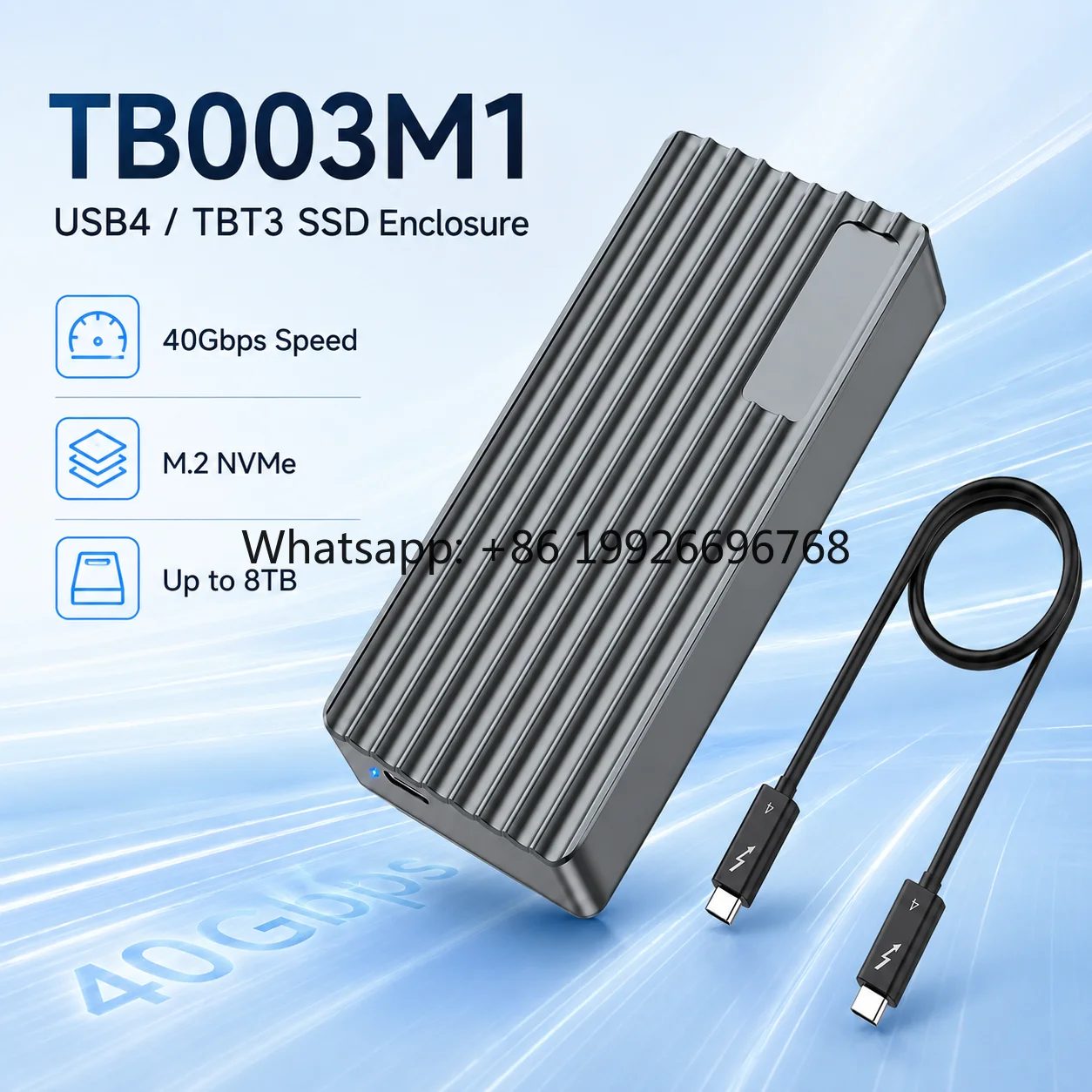 Usb4 40Gbps External Ssd 8Tb - Tool-Free Thunderbolt 3 USB4 M.2 NVMe