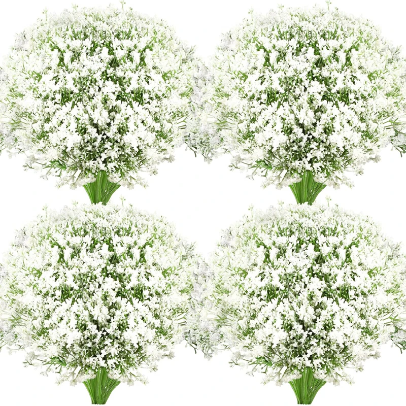 Gypsophila künstliche Blumen Braut zubehör Weihnachten Wohnkultur Vase Essen Indoor Bonsai DIY für Hochzeit Urlaub Lieferungen