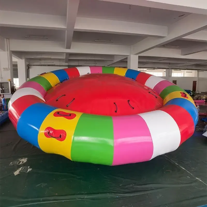 

Outdoor water inflatable rotating gyroscope disco boat, sea towing duckling boat, sofa, flying fish, banana boat