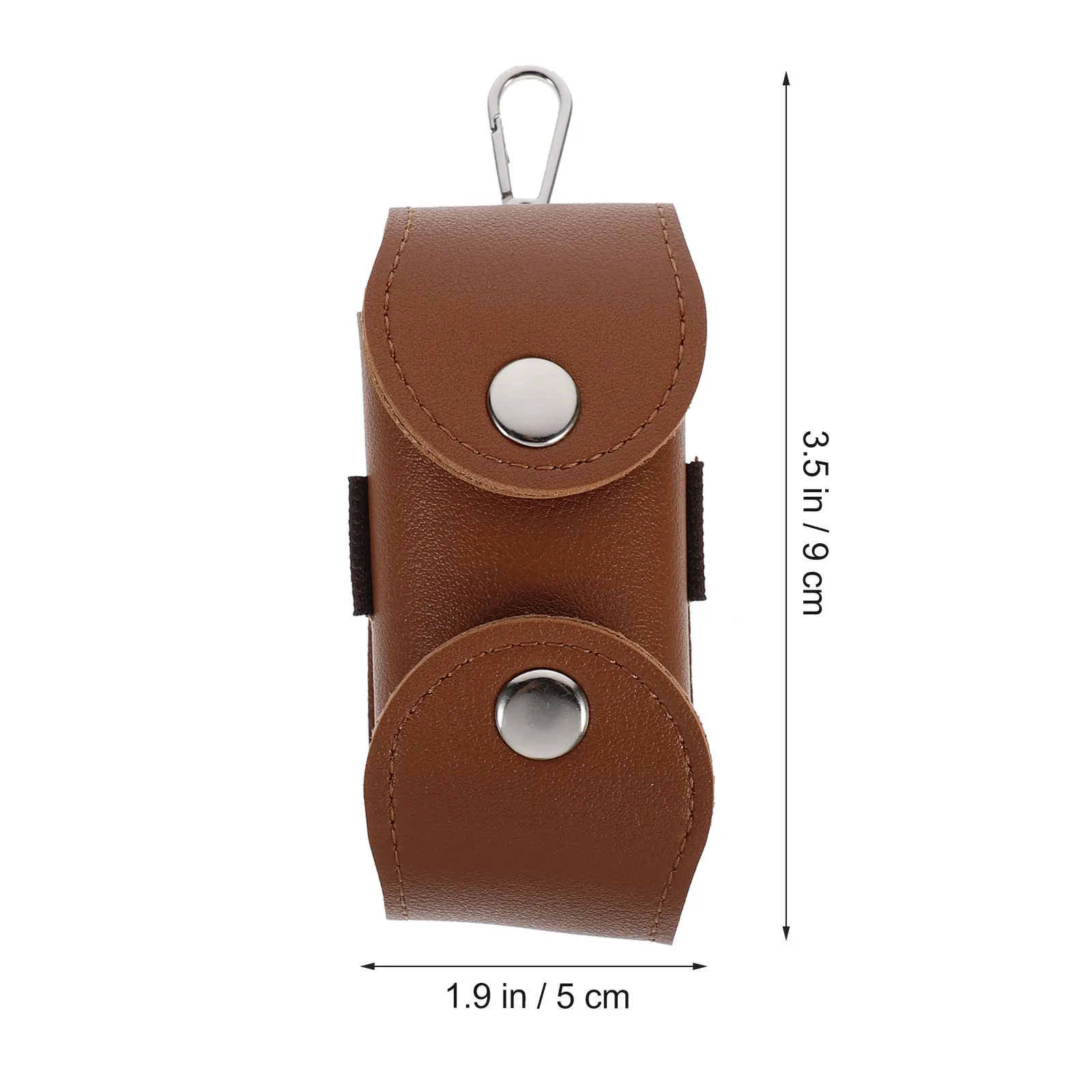 1 قطعة كرة جولف حقيبة ملحق الحقيبة قسط Pu ل 2 كرات خطاف معدني حزام حزام جولف التدريب أداة الرياضة الغولف