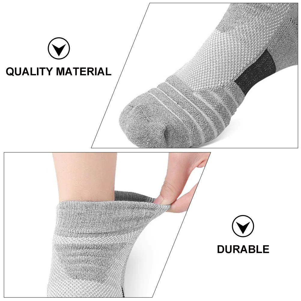 2Pairs Breathable Sports Socks Running Short Tube Casual Anti Slip Socks