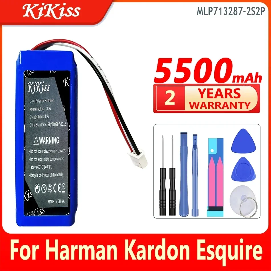 

5500mAh KiKiss Battery MLP713287-2S2P For Harman Kardon Esquire Bluetooth Speaker