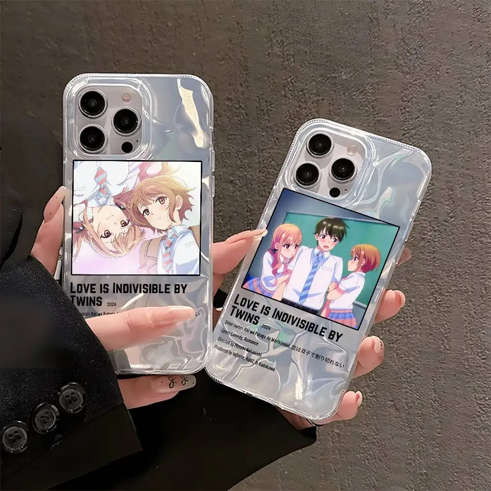 حافظة هاتف L-love غير قابلة للتجزئة لهاتف آيفون 16 15 14 13 12 11 Pro Max Plus متعددة الألوان مطلية بالفضة غير اللامعة #1