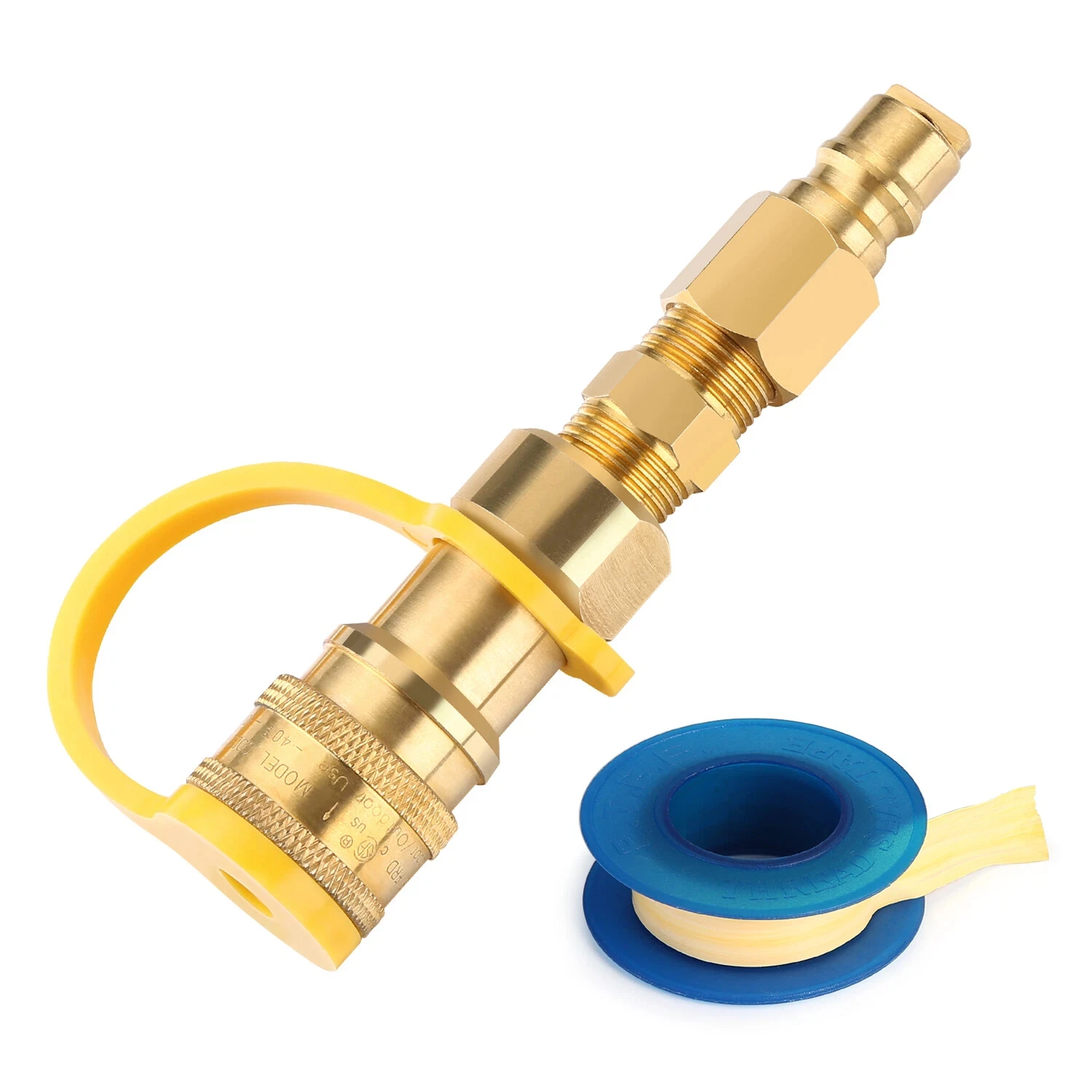 Lp Gas Propane Hose Internal Thread Propane Adapter Fittings Gas Hose Connector Brass Natural Gas Quick Connect For Outdoor Bbq