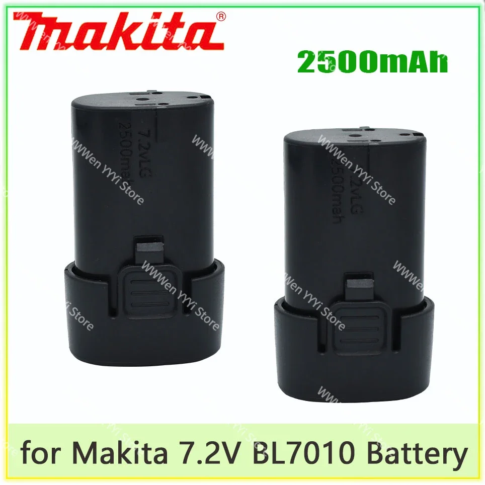 

Makita BL7010 7.2V 2500mAh Li-ion Rechargeable Battery TD090D 100% New for Makita DF030D DF330D TD021 ML704 194355-4 194356-2