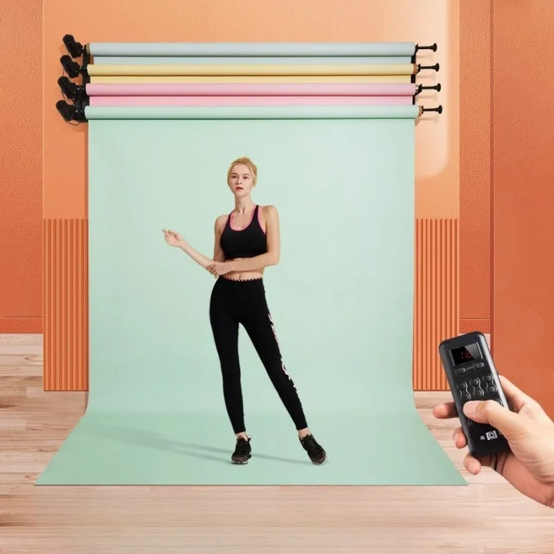 

Electric background shaft accessories Photography background frame Studio studio lift curtain Professional wall-mounted scroll