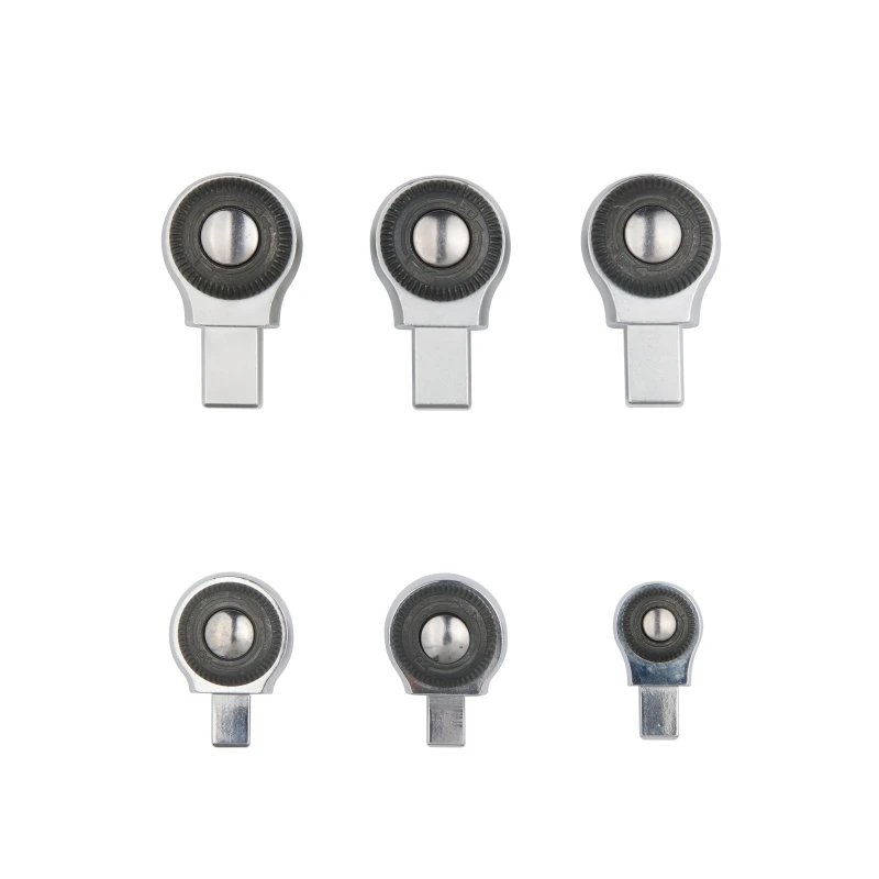 Ratchet Insert Interchangeable Head Set 6-piece Set CR-V Steel Used in Combination with a Interchangeable Wrench