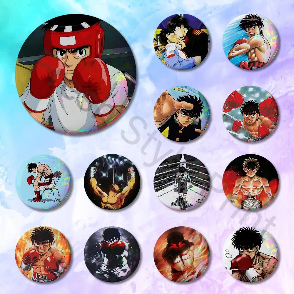 

H-Hajime no Ippo Makunouchi 32mm 58mm 75mm 44mm 25mm Anime Badges Brooches DIY Pins Decorations Birthday Gifts