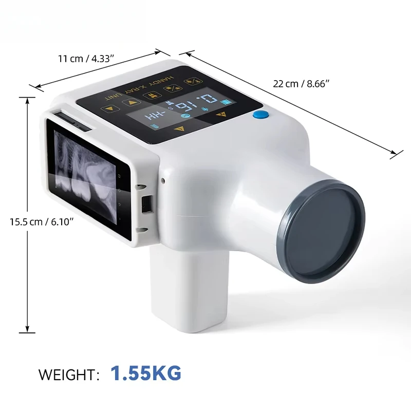 Handheld Portable X-ray Machine Xray Teeth Compatible with Digital Sensor and X Ray Film