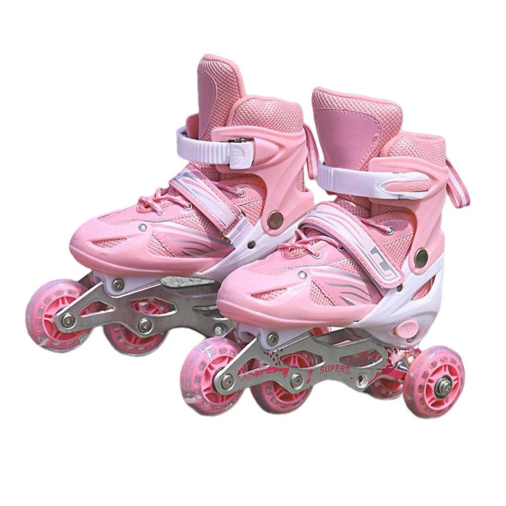 1 Pair 2 in 1 Skates Shoes Roller Children Skating for Boys Girls