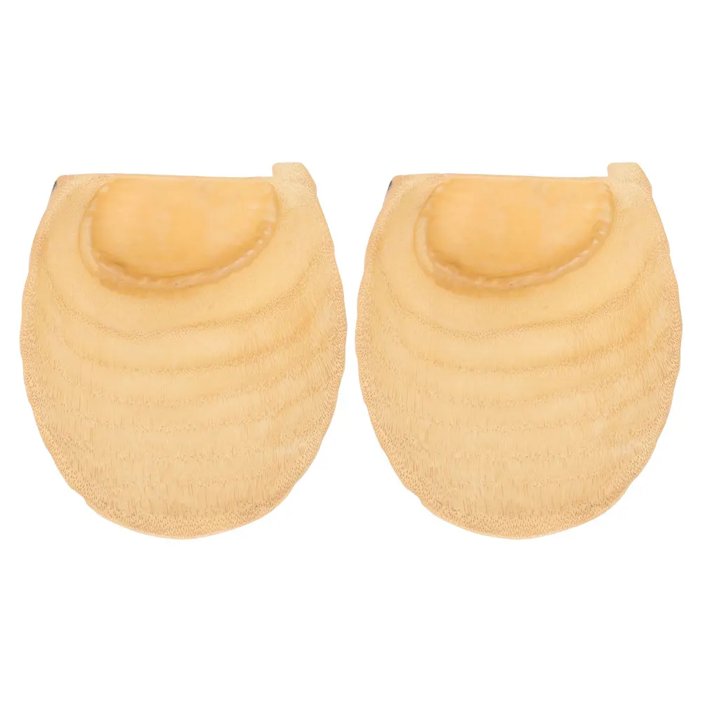 

2pcs Bamboo Root Plate Wood Serving Platter Smooth Tray for Fruits Snacks Appetizers Bamboo Fruit Bowl Kitchen
