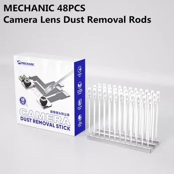 MECCANICO CD48 Stick per la rimozione della polvere dell'obiettivo della fotocamera per il telefono cellulare Forte adesione Nessun residuo 360 ° Bastone sintetico in resina detergente