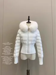 Manteaux à capuche en fourrure de renard véritable pour femmes, grande veste chaude accidentelle, parkas moelleuses, hiver, grande qualité, 600