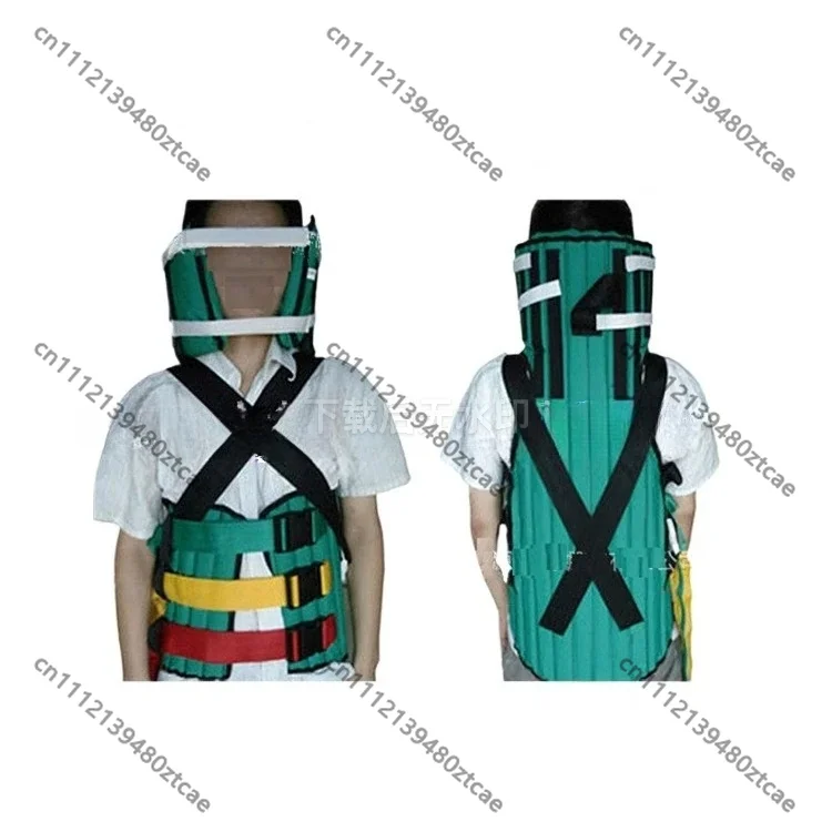 Body Support Splint, Back and Chest Stabilizer Bracket, Spine Support Board, Outdoor Emergency Protection Fixation Tool