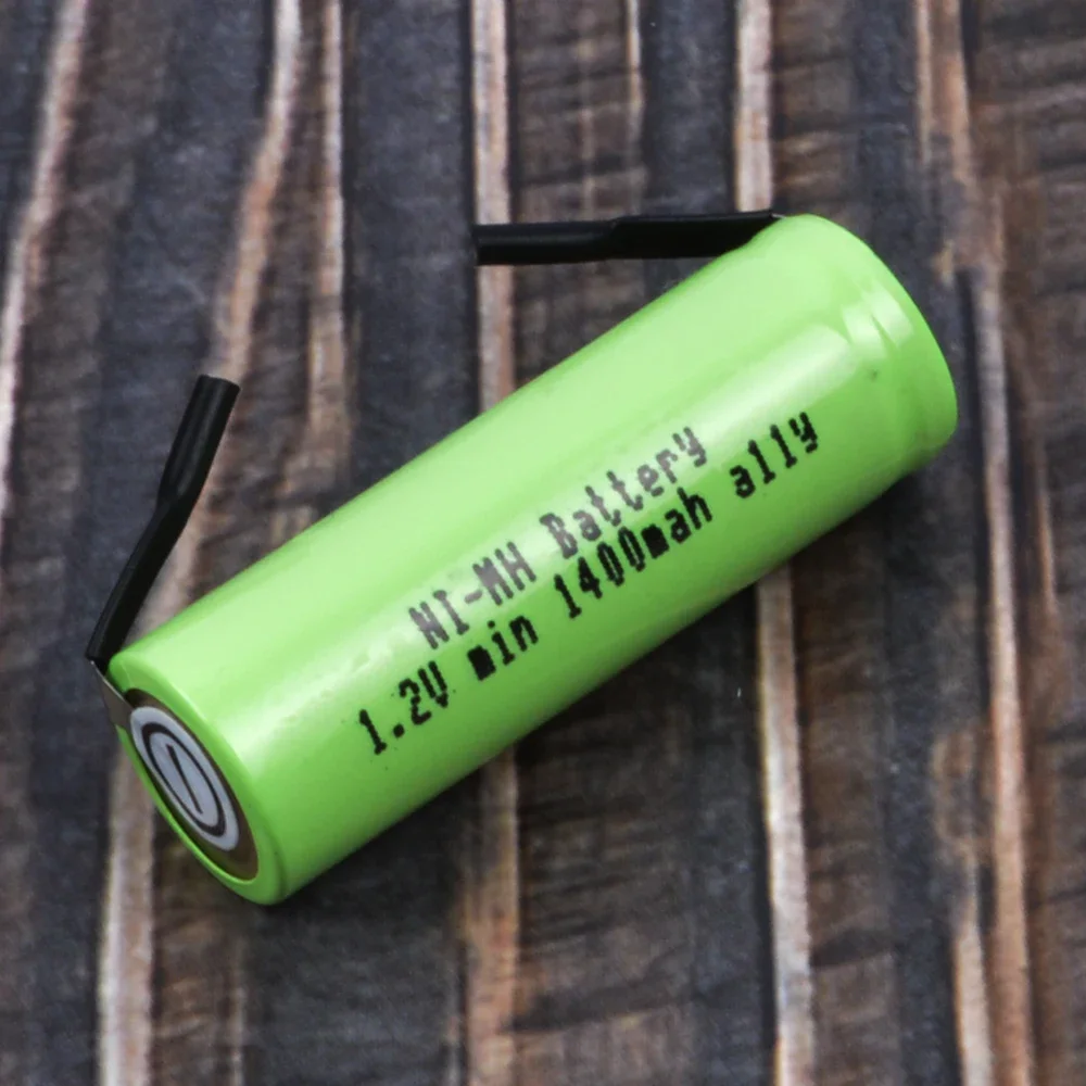 Сменный аккумулятор для электрической зубной щетки Braun Oral B, 1,2 в, 39 мм x 14 мм, батареи для очищающего прибора Philips