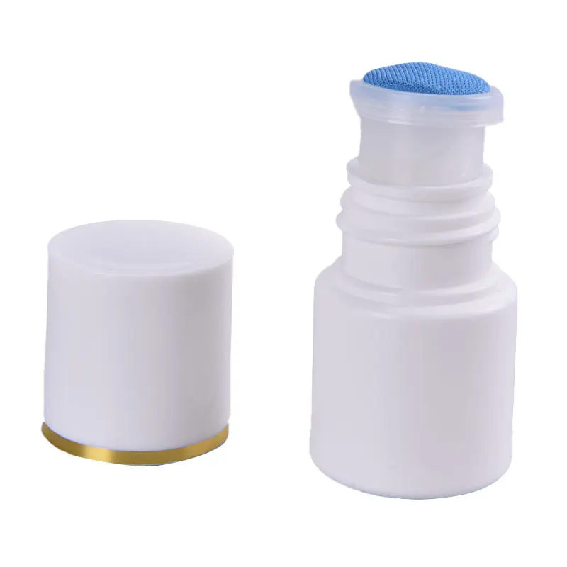 30/50/100/150ML Liquid Bottle Soreness Liquid Bottle With Sponge Applicator White Medicine Liquid Bottle With Blue Sponge Head