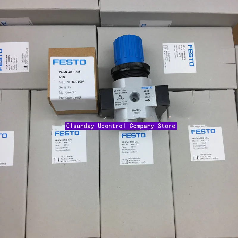 New original FESTO Pressure reducing valve LR-1/4 D-MINI-MPA 8002275