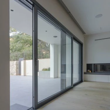oo-Customized Size Anti-theft Modern Design Sliding Glass Door Waterproof Windproof Soundproof Sliding Door Space-saving Design