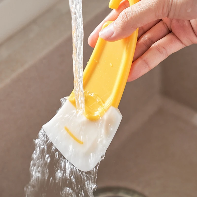 1/2/3Pcs Küche Schaber Öl Fleck Reinigung Silikon Spachtel Kuchen Backen Gebäck Gadgets Schmutzige Pfanne topf Gerichte Reiniger Werkzeuge – Detail 11