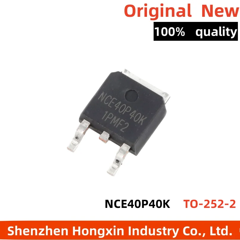 10 pieces of NCE40P40K TO-252-2-40V/-40A P-channel MOSFETs