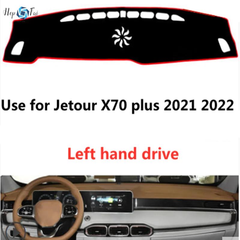 

Taijs Left Hand Drive Car Dashboard Cover Mat Dash-Mat for Jetour X70 Plus 2021 2022 2023 Nice Cutting Size Good Selling Pad