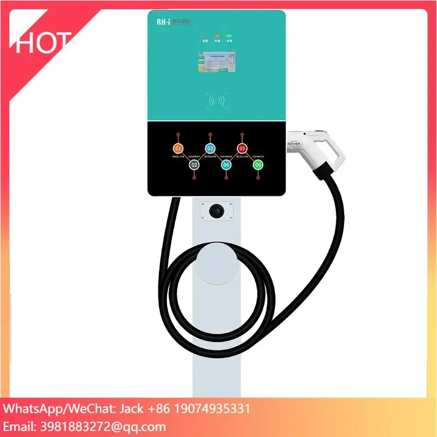 40KW Portable DC EV Charger EU Standard 40 KW Wallbox Fast GBT Commercial Electric Vehicle Car Charging Station With Payment For