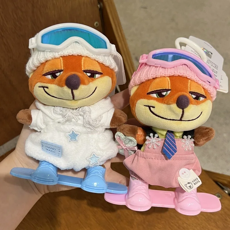 Nieuwe Zootopia Pilot Nick Fox Leuke Autotas Hanger Creatieve Decoratieve Sleutelhanger Om Vrienden Vakantiecadeaus te sturen.