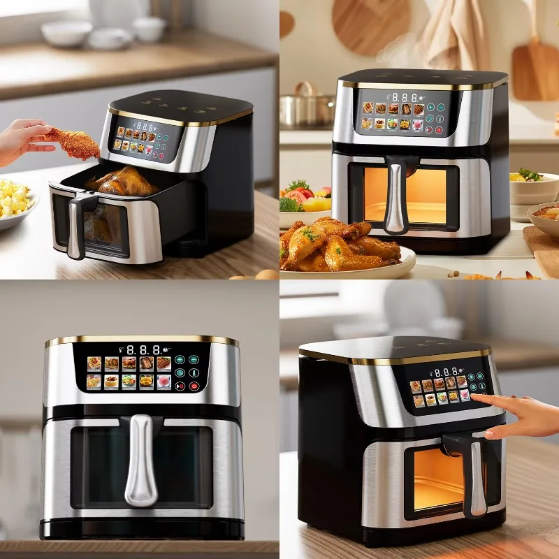 Professional 12L 15L Digital Air Fryer Oven Stainless Steel Smart Multi Functional Large Capacity Commercial No Oil 2025 New - view 6