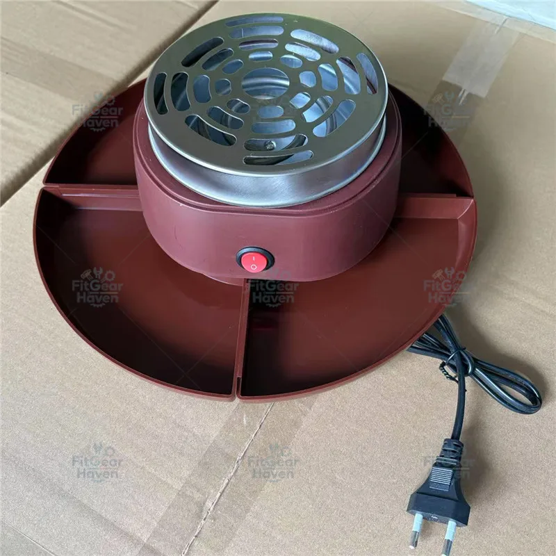 New Chocolate Electric Hot Pot Melting Pot Roasted Marshmallow Machine 2-in-1 Set Fruit Plate Party Party