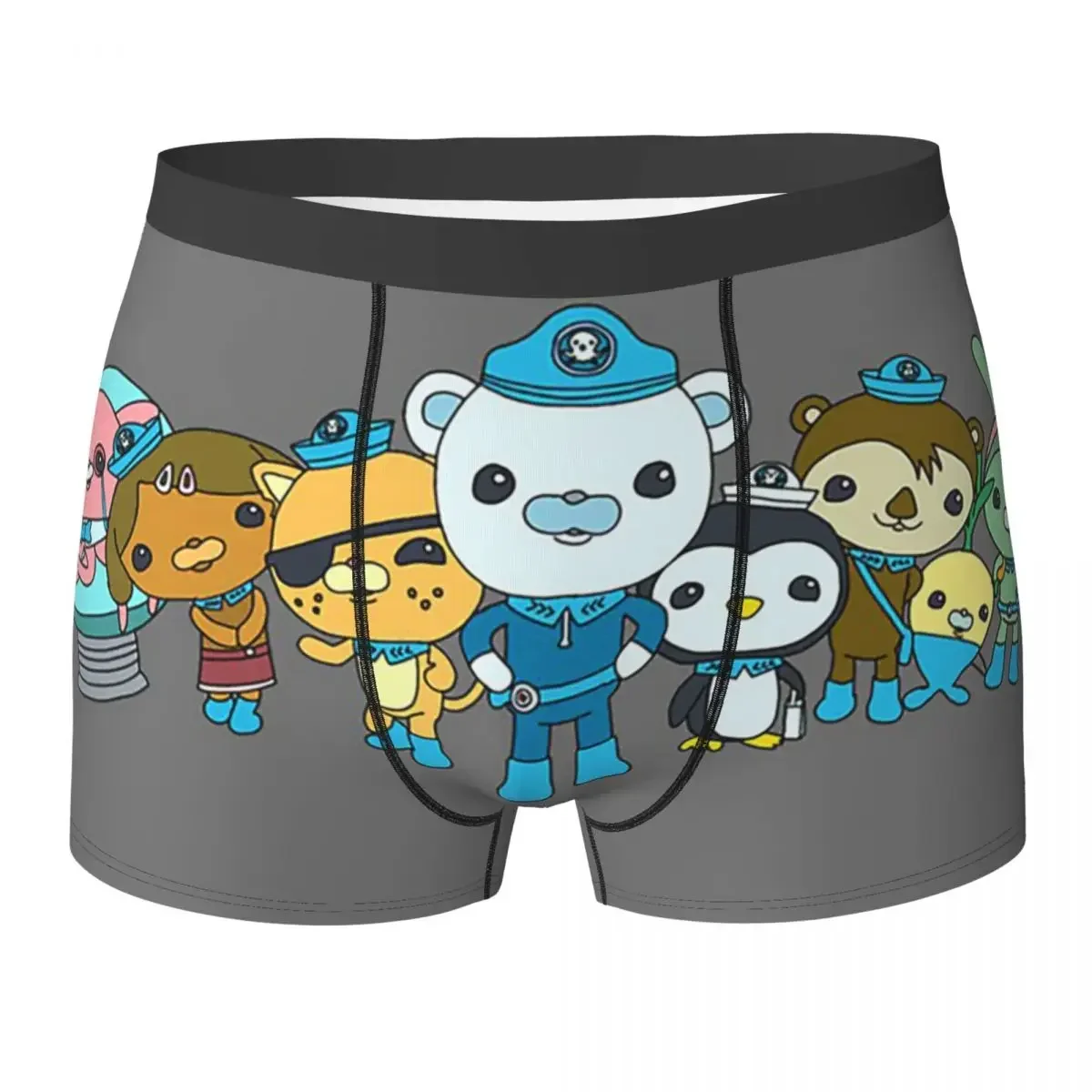 Boxer Underpants Shorts Octonauts Panties Men's Soft Underwear for Homme Man Boyfriend Gifts