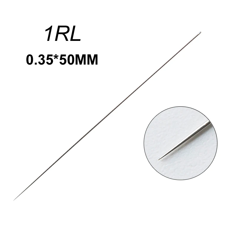 100PCS 1R 3R 5/7R 3/5F 7F Professional Tattoo Needles For Eyebrow Lips Permanent Makeup Machine Disposable Needles