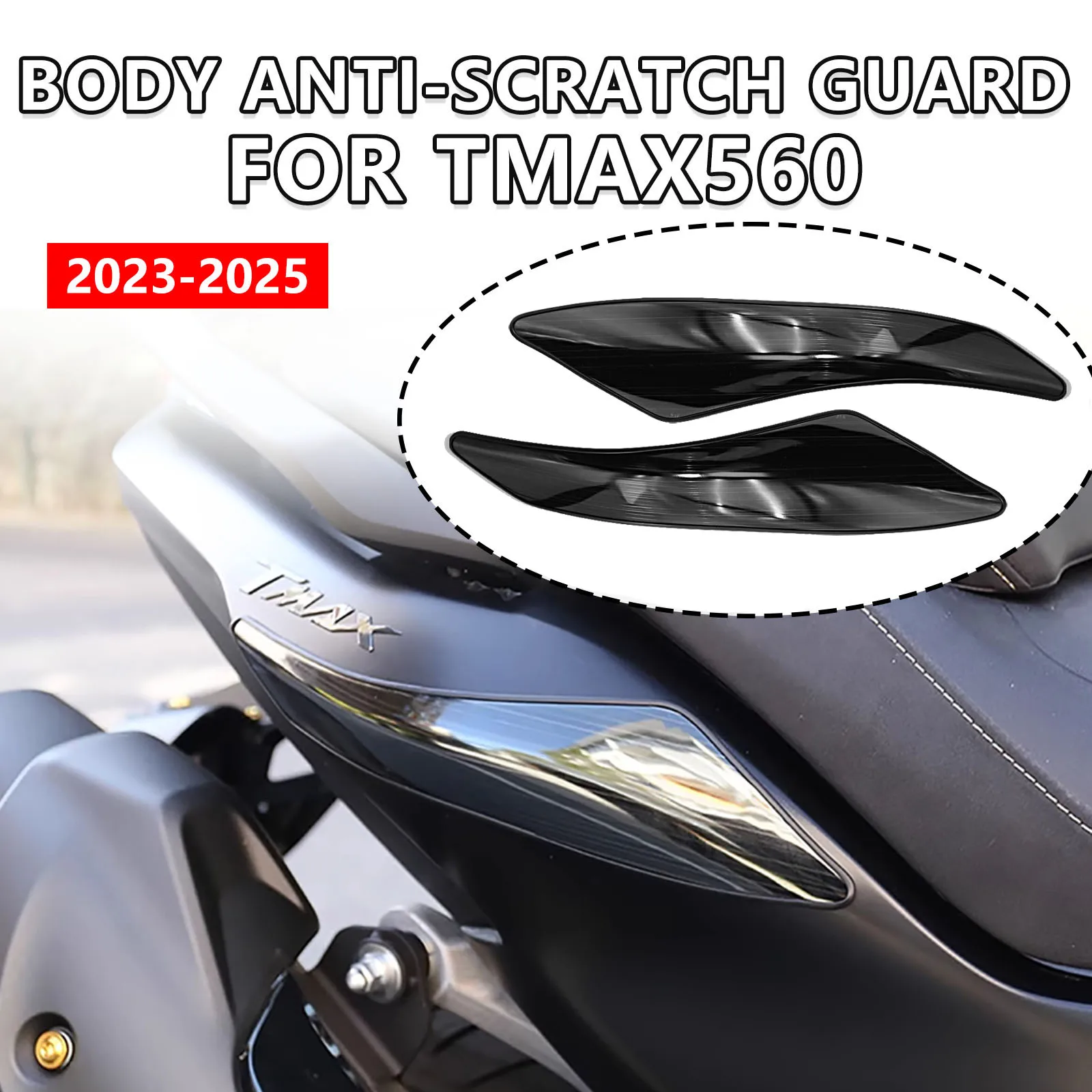 

New Protective Strip Motorcycle Side Edge Protector Scrape Guard For YAMAHA T-MAX 560 2025 TMAX 560 2024 T MAX 560 2023
