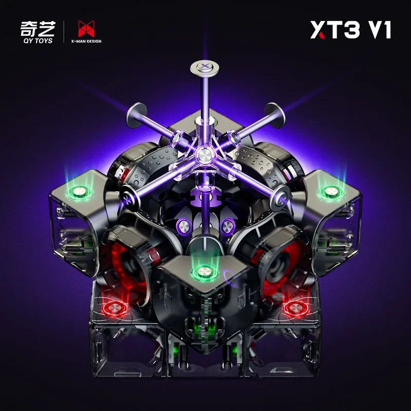 2024 New Qiyi XT3 V1 3x3 Cube Pioneer UV Magnetic Magic Speed Cube