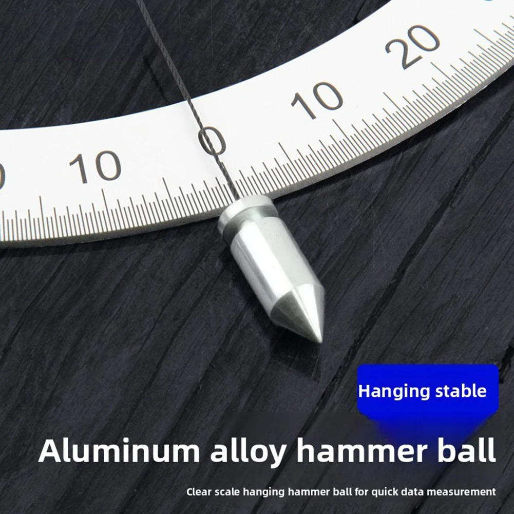 1pc Aluminum Alloy Adjustable Triangle Inclinometer Gradient Meter Angle Ruler Level For DIY Electrical Supplies