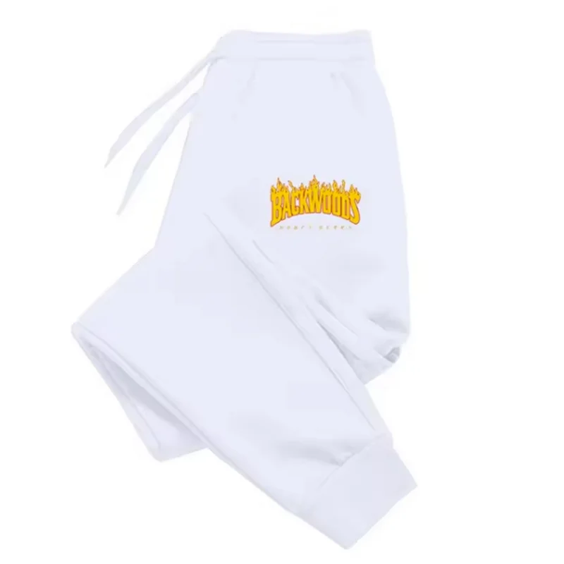 Pantaloni sportivi caldi invernali con stampa di lettere alla moda Pantaloni da jogging casual in peluche da uomo Pantaloni morbidi larghi alla moda maschile