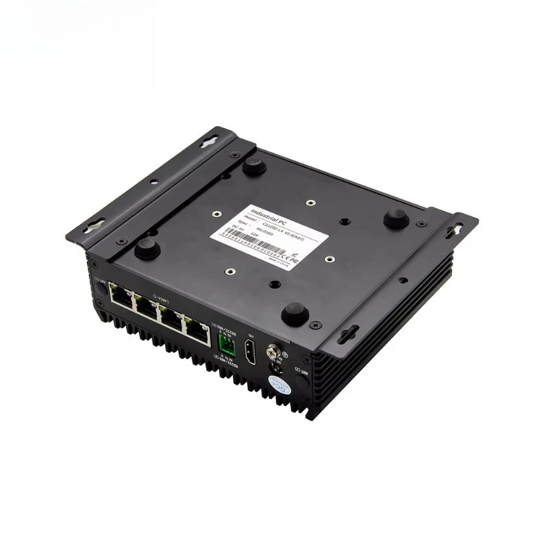Intel N97 DDR4 M.2 WIFI 4G HD 4K Display 6 USB Network Server 4 RJ45 LAN Firewall Pfsense Industrial Fanless Mini PcRAM/ROM NONE