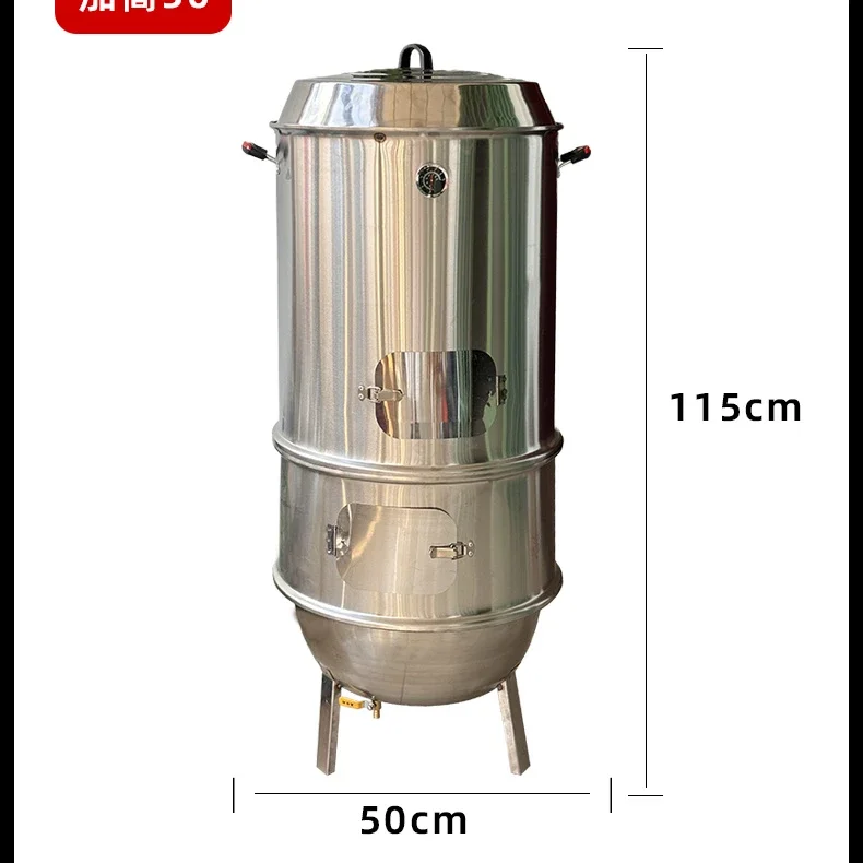 Hanging furnace household bacon bucket thickened stainless steel bacon box