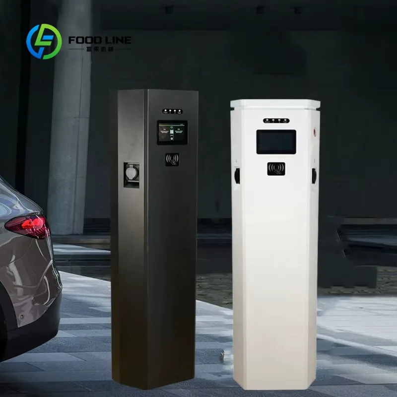 Customized ac ev pedestal charger 44kw type2 three‑phase socket unit for home and small business electric automobile charging
