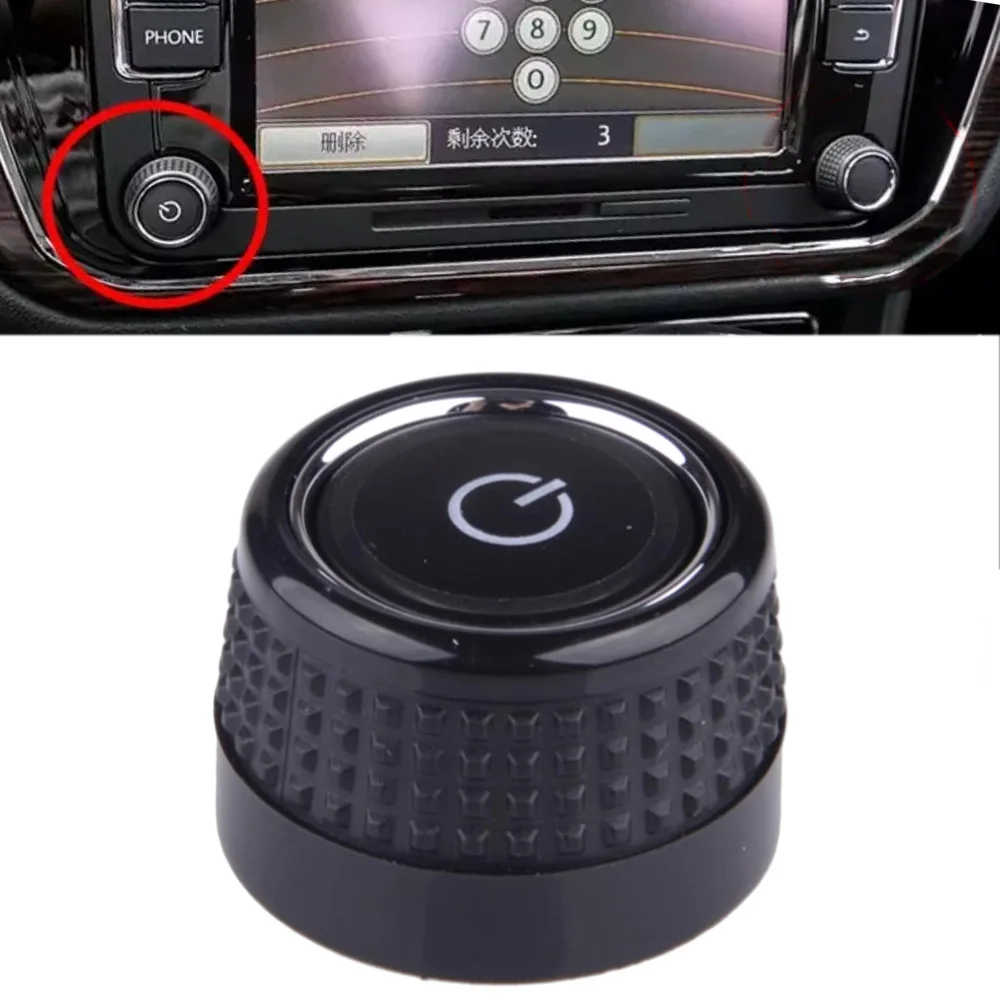 

6C0919603 Interior Radio Control Rotary Knob GPS Screen Switch Button for VW Golf 6 Lavida New Jetta New Polo RCD360 RCD440