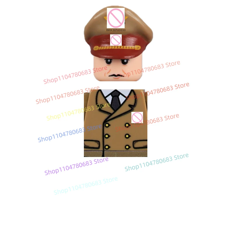 

MOC Новые военные строительные блоки, куклы, мини-куклы, режиссер отдела пропаганды, коллекция игрушек, подарков и украшений.