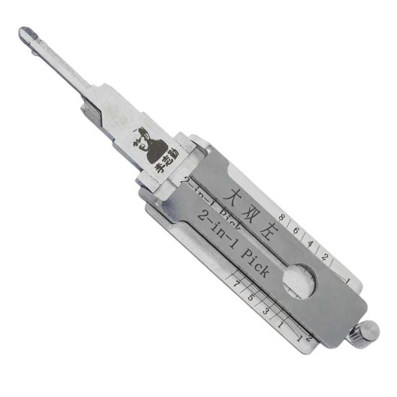 

Original Lishi Dashuang Left 2 in 1 Locksmith Tool Lock Pick & Decoder Flat Milling for Wuling models