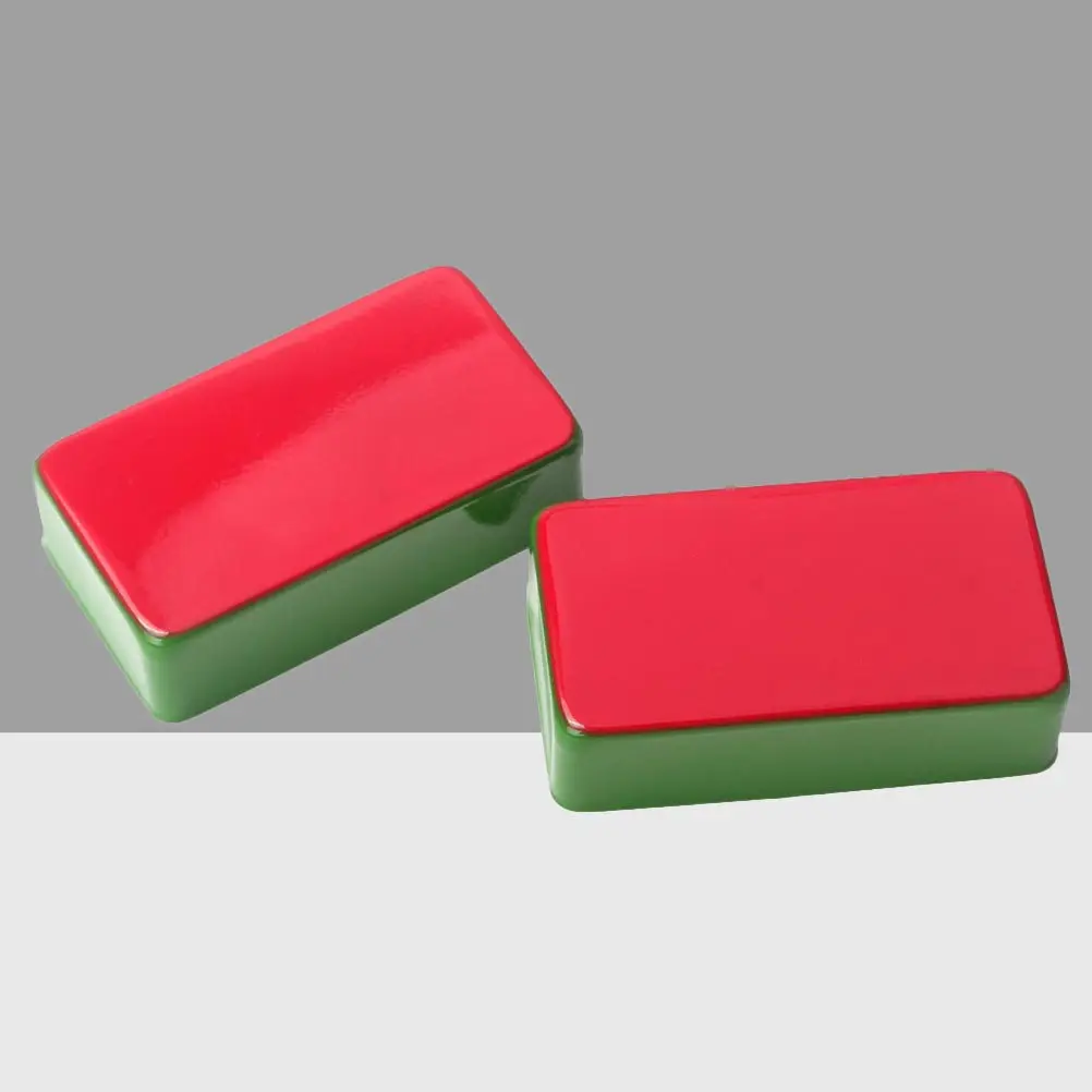 

2 шт. металлические защитные колпачки для электрогитарных звукоснимателей (гильзы для хамбакеров и сингл-койлов), полностью закрытые, с защитой от пятен