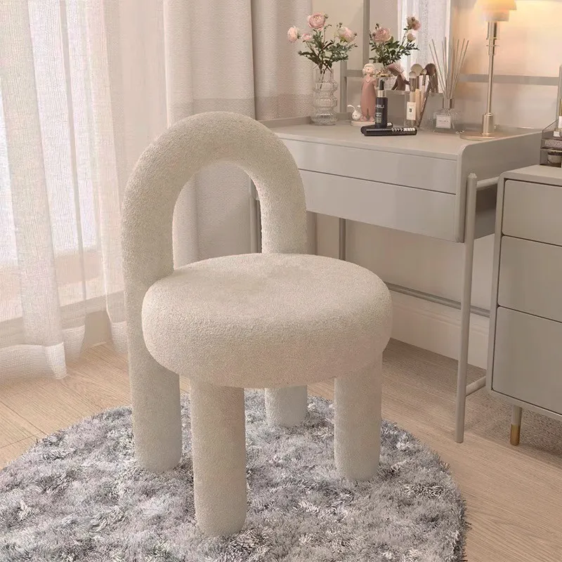 

Small Luxury White Makeup Vanity Chair Comfortable Bedroom Cabinet Vanity Chair Dressing Postazione Trucco Bedroom Furniture