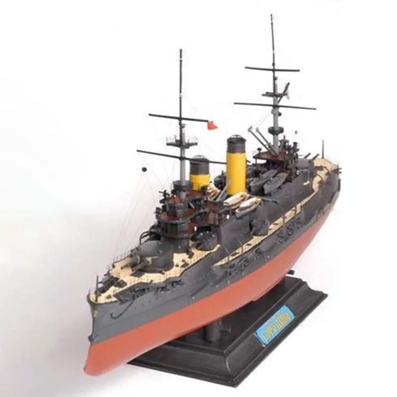 1/350 Oborodino Battleship Model Kit DIY Hand-assembled Ship Model Navy Warship Model Gift Collection Ornaments